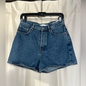 & other stories denim shorts